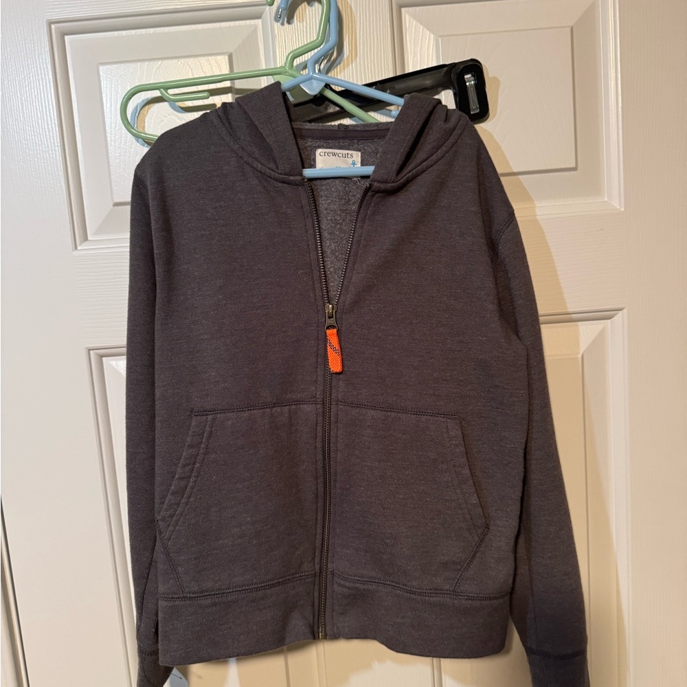 Crewcuts Charcoal Gray Zip-Up Hoodie